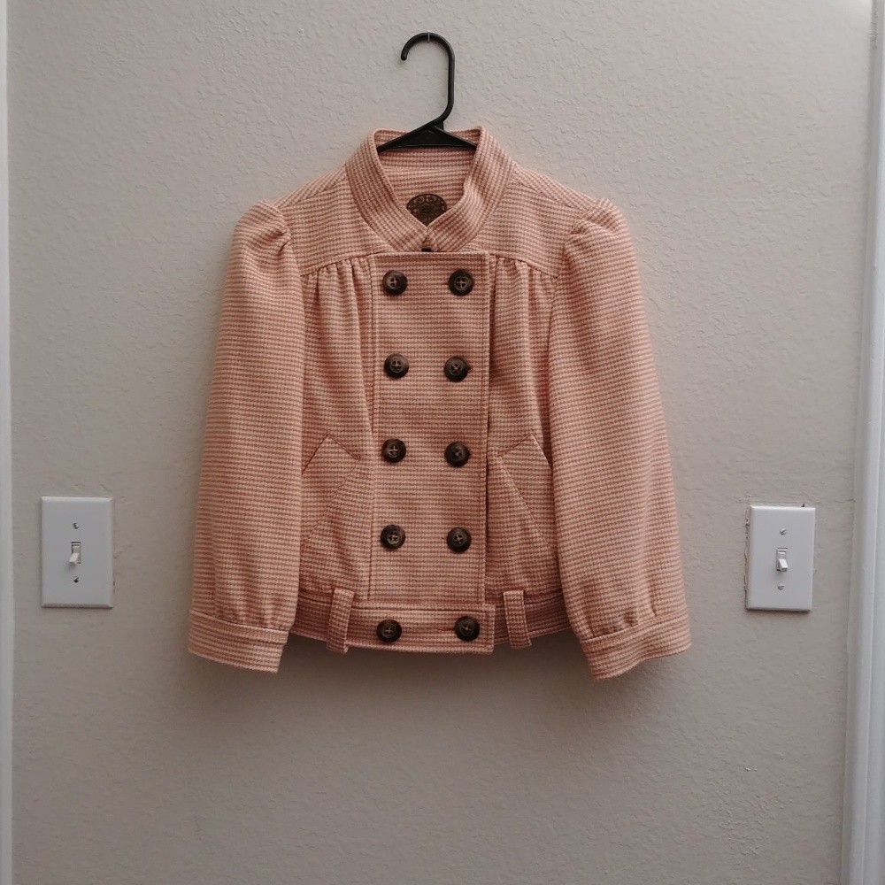 Anthropologie Idra Piloted Cropped Bomber Jacket
